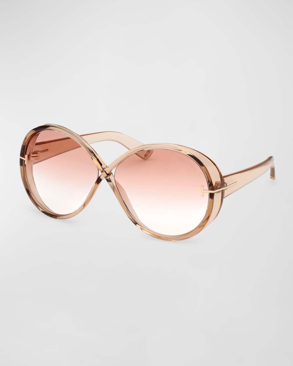 Edie Acetate Round Sunglasses